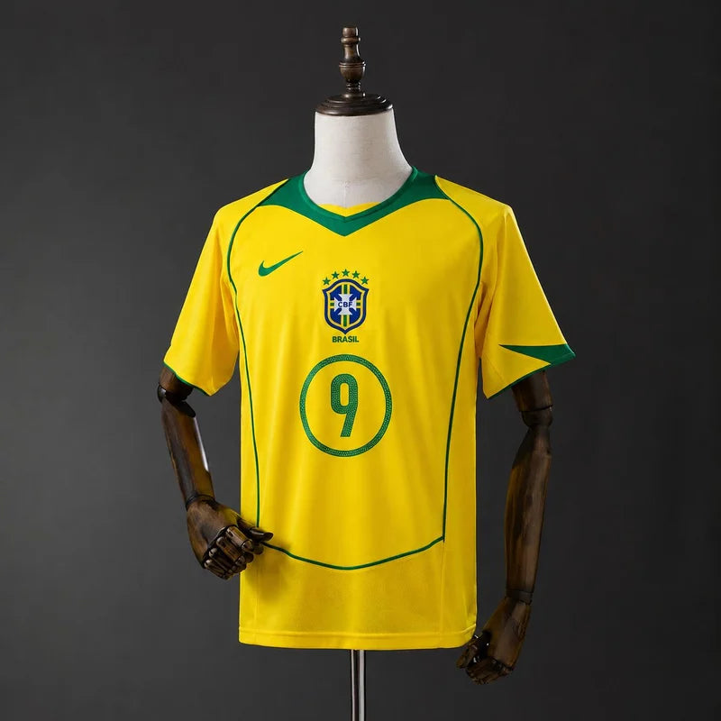 Camisa Retrô Brasil 2004 Ronaldo Torcedor
