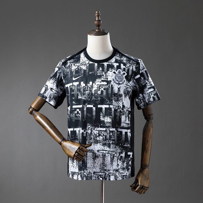 Camisa Corinthians 2026/27 Torcedor - Branco+Preto