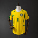 Camisa Seleção Brasileira Retrô Ronaldinho 2002