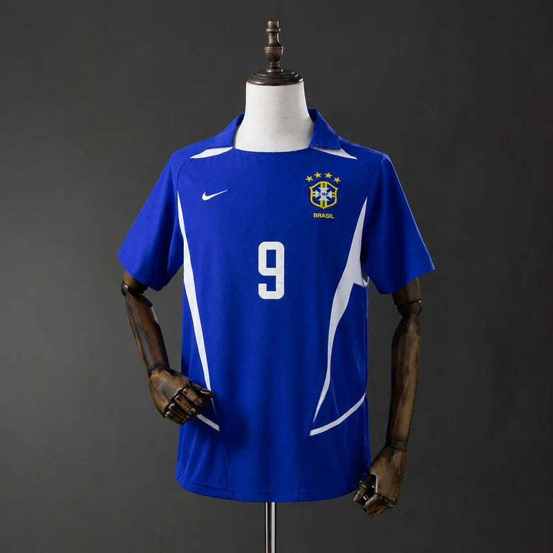 Camisa Retrô Brasil 2002 Ronaldo Torcedor