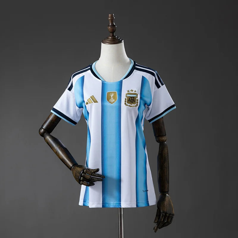 Camisa Baby Look Argentina Feminina Torcedor Temporada 26/27