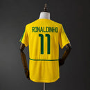 Camisa Seleção Brasileira Retrô Ronaldinho 2002