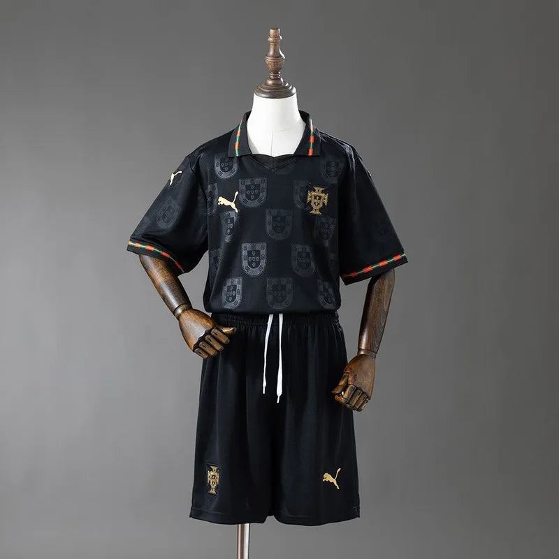 Conjunto Infantil Portugal Pantera Negra 2025/26